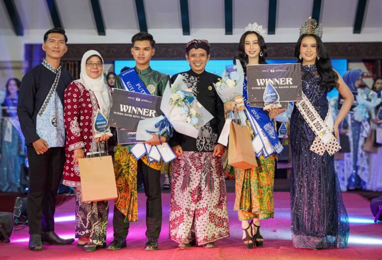 Moh. Abdul Wasil dan Apriliana Nurlatifah Ula terpilih sebagai Putra dan Putri Batik Kota Malang 2026